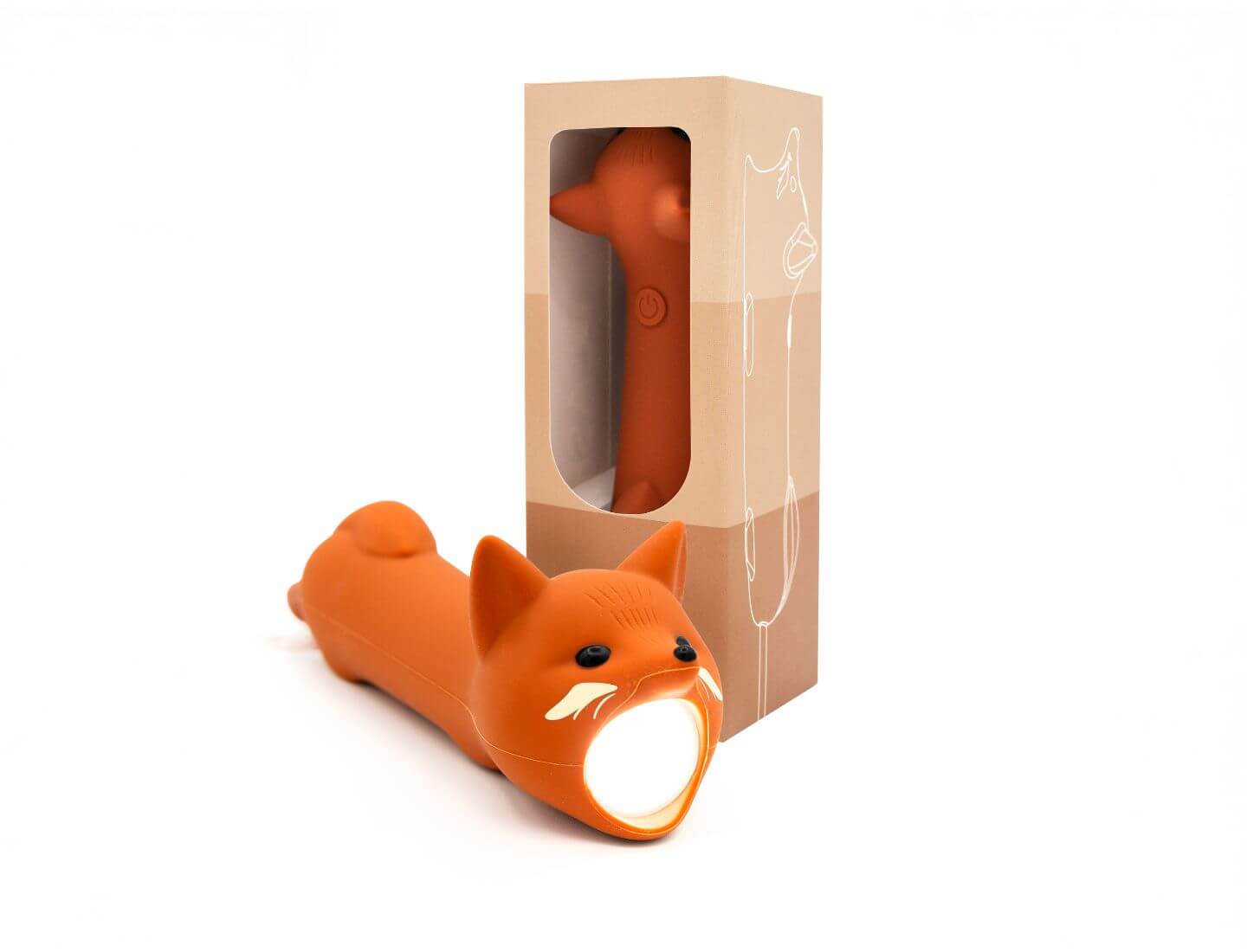 Silikon-Taschenlampe - Fuchs