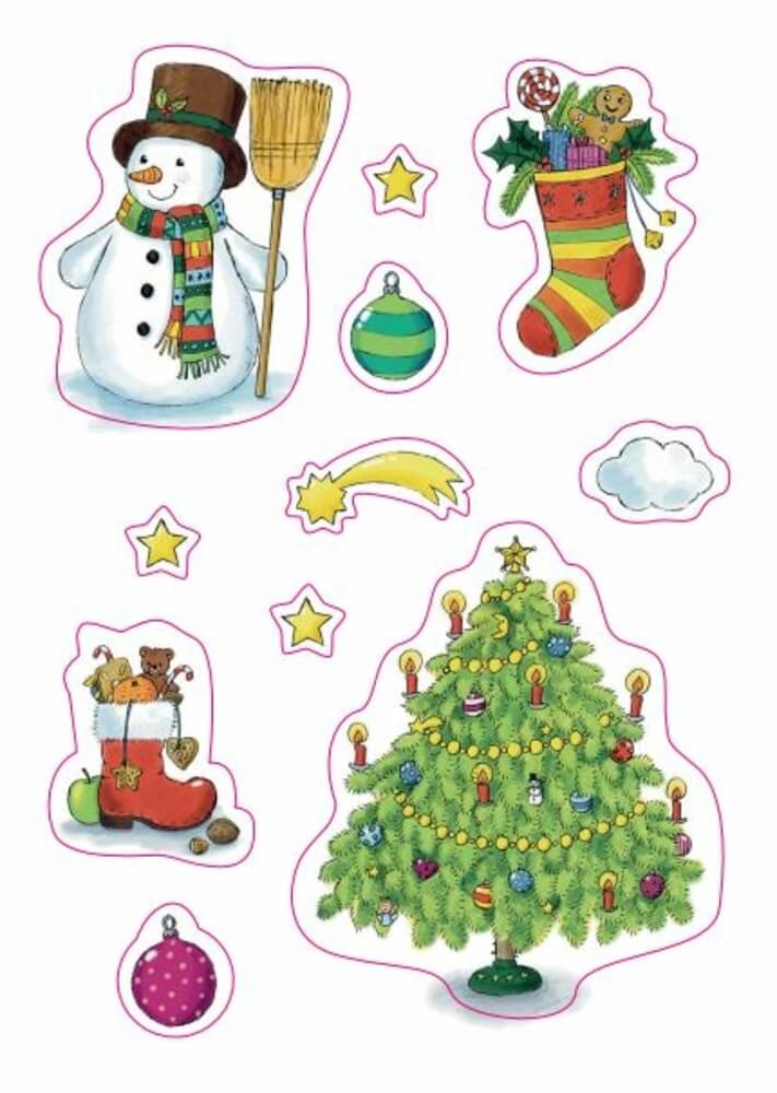 Sticker - Frohe Weihnachten