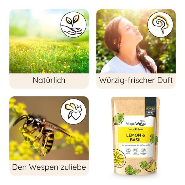 VapoPulver Lemon Basil - 100g