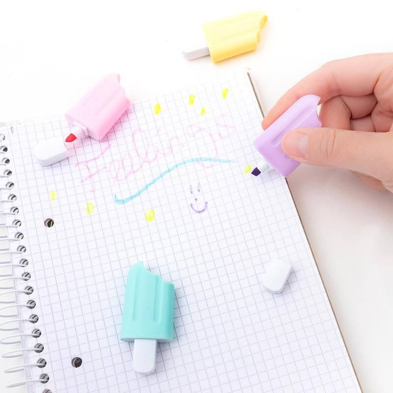 GOOD FEELINGS Eis-Highlighter Pastell 4er-Set, sort.