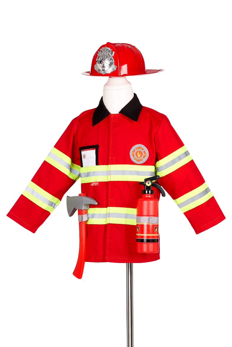 Feuerwehrmann, 4teiliges Set,  4-7 Jahre