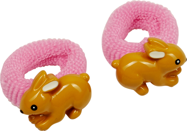 Haarclip + Haargummi Hase beautiful Stars