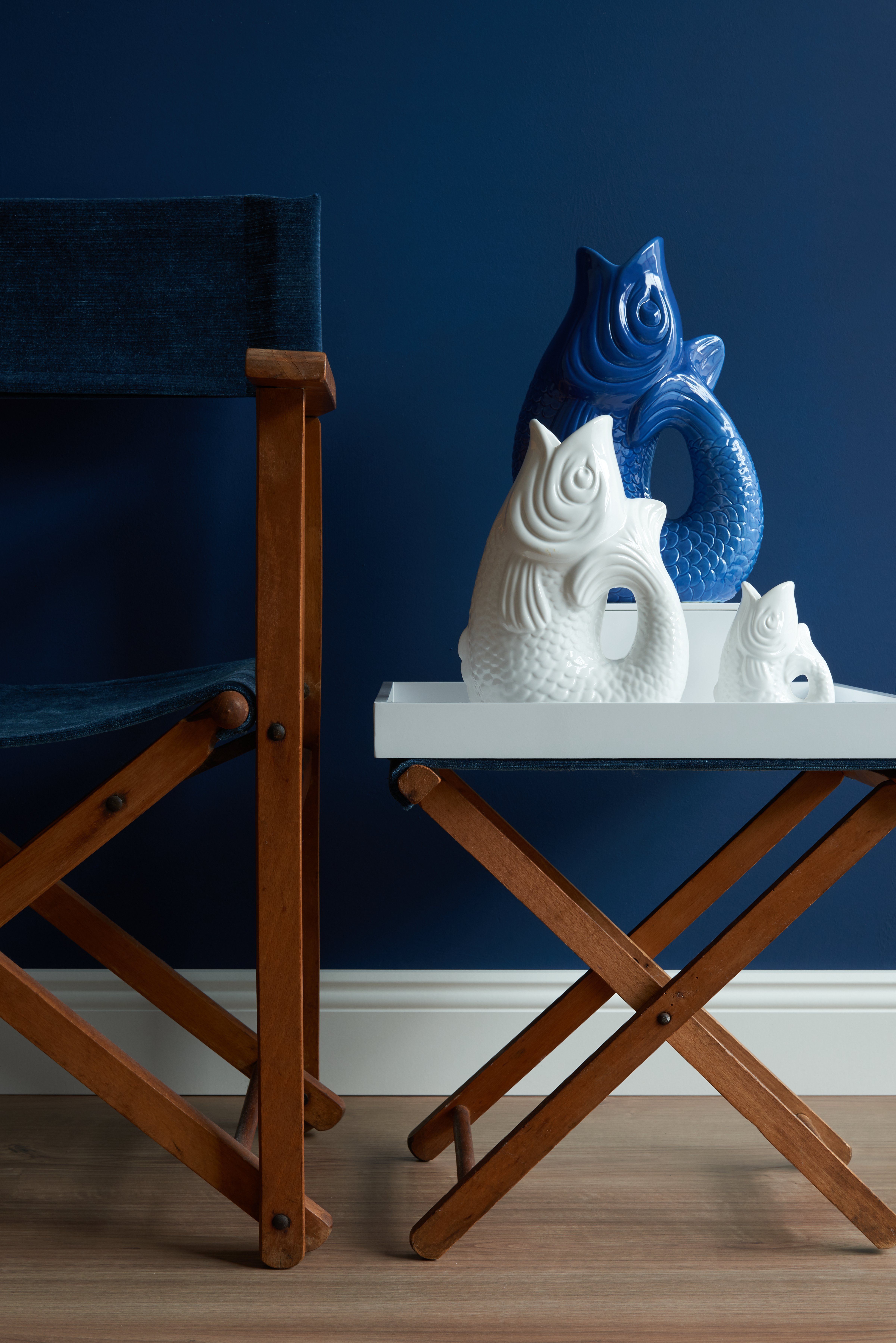 Monsieur Carafon, Fisch, Vase, Karaffe, XS, weiß, 0,2 Liter