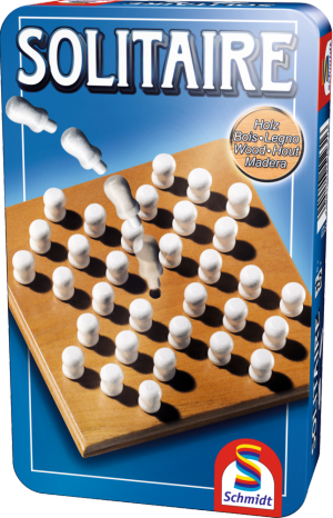 Solitaire, Bring-Mich-Mit-Spiel in Metalldose