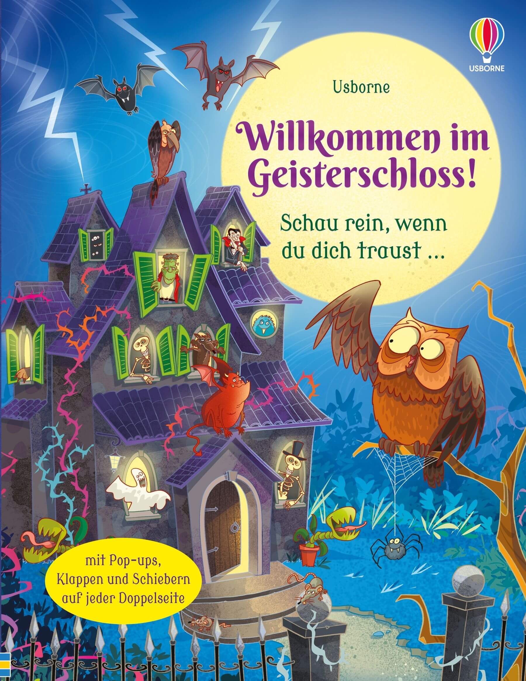 Willkommen im Geisterschloss! Schau rein, wenn du dich traust...