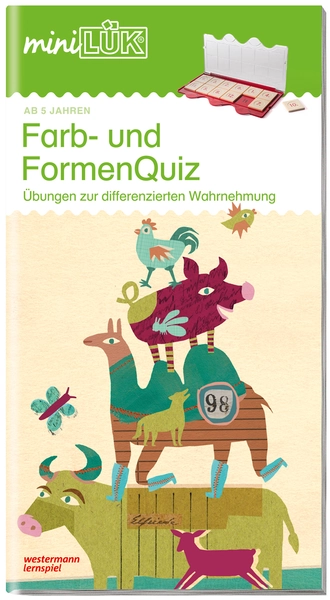 978-3-8377-0315-3 miniLÜK Kindergarten/Vorschule  Farb- und Formenquiz