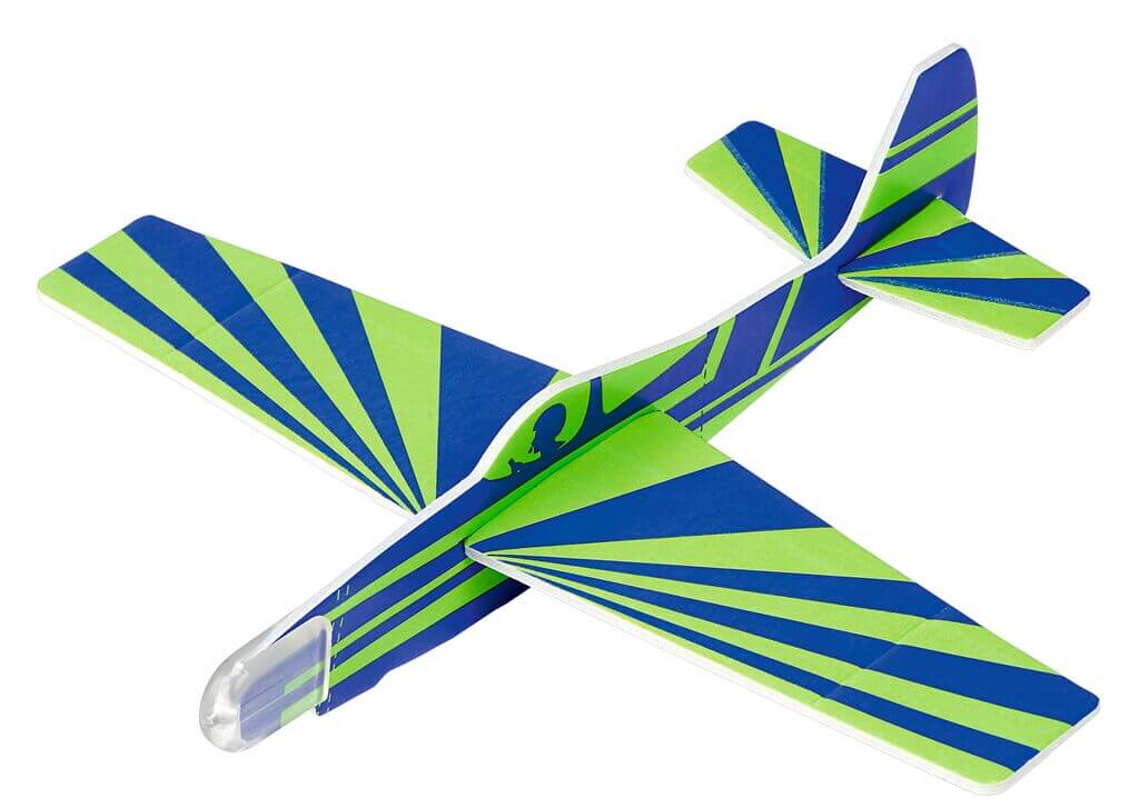 Leuchtender Segelflieger - Glow in the dark (einzeln)