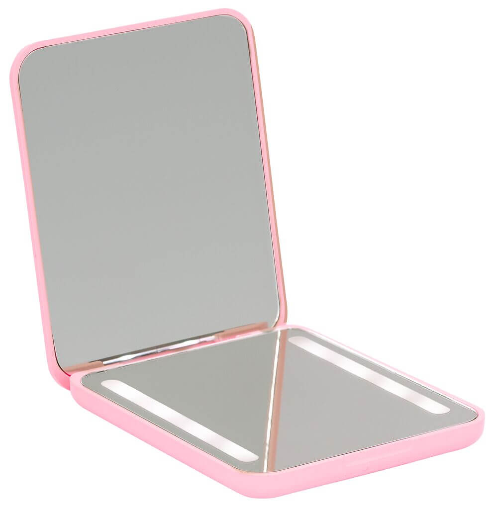 Fernweh - Taschenspiegel mit LED (einzeln)