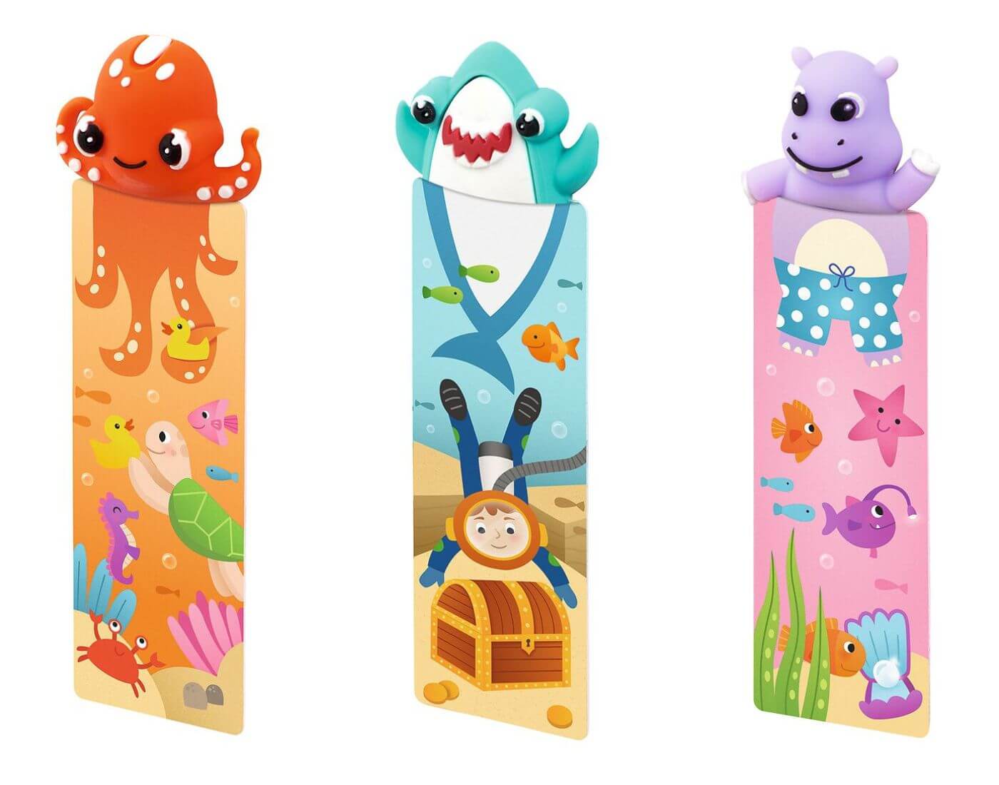 3-D Lesezeichen Splish Splash (einzeln)