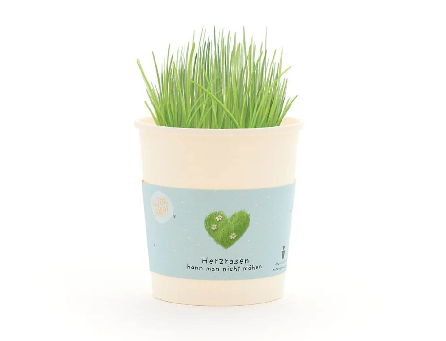 Herzrasen kann man nicht mähen - Becher