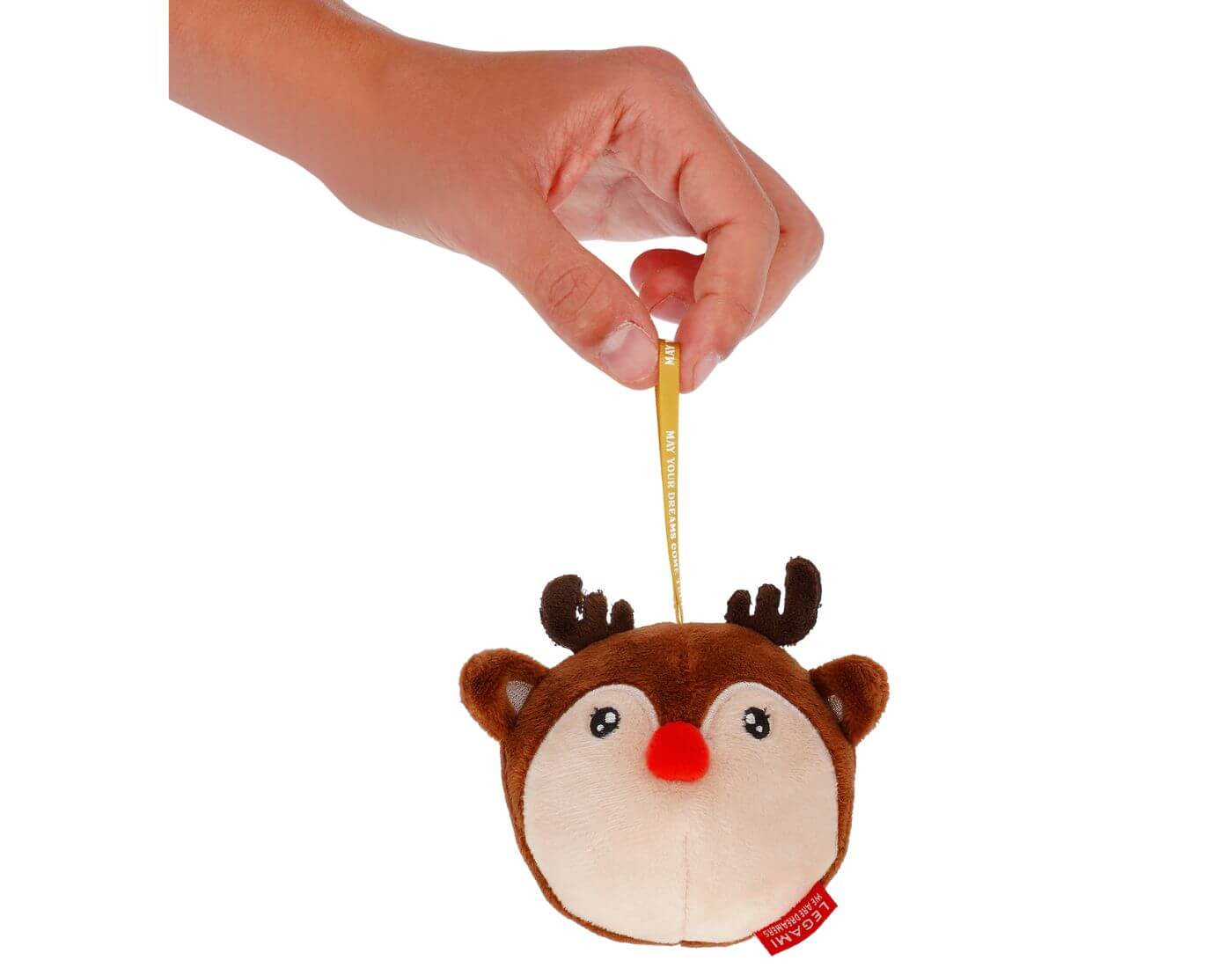 Weihnachtsdekoration aus Plüsch - Rentier - Oh-Oh-Ohrnaments