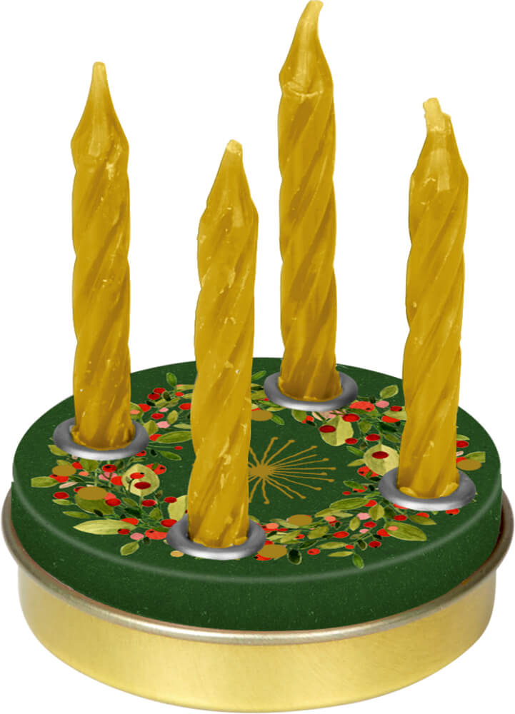 4029753221971_1 Mini-Adventskranz - Festliche Weihnachten (einzeln)