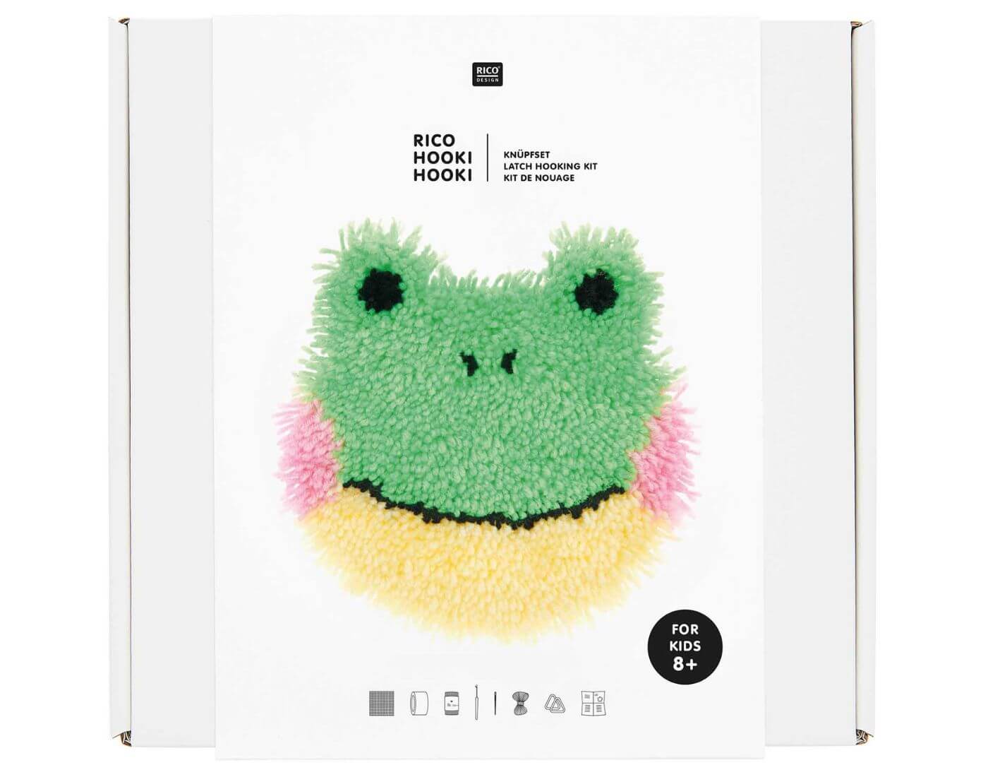 Rico Hooki Hooki Knüpfset Wandbehang Frosch