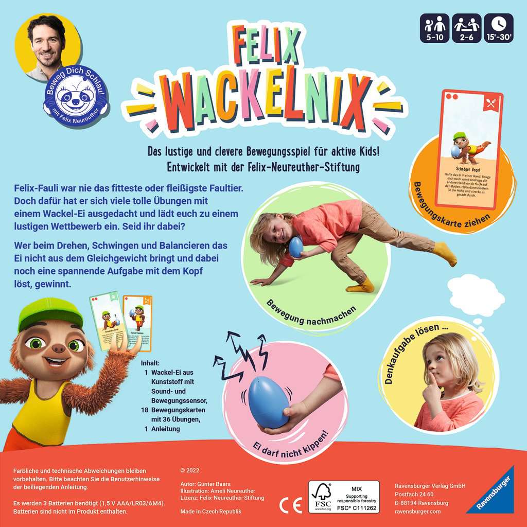 Beweg dich schlau! Felix Wackelnix