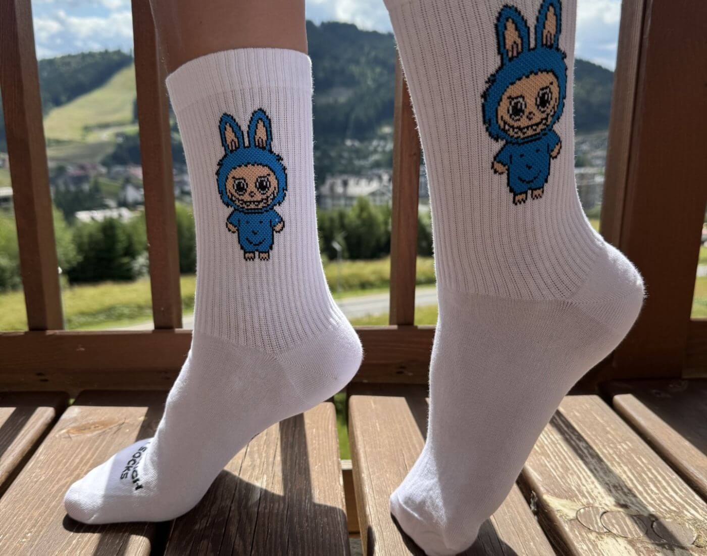 Socken Monster La Blau - Größe 33-38