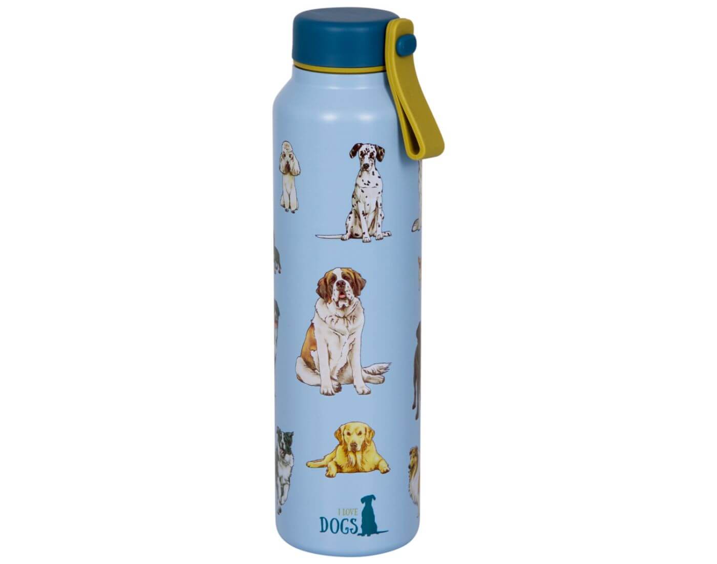 Isolierflasche - I love dogs (cats & dogs)