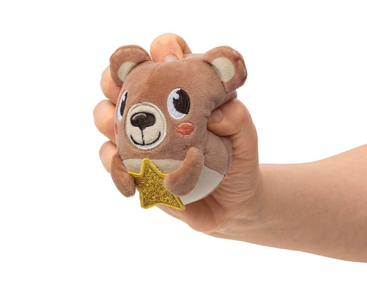 Kleine Kuschelhelden Plüschige Knautschkugel (einzeln)