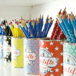 Bleistift Sterne Grau