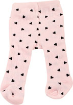 Strumpfhose Herzen pink Gr.S