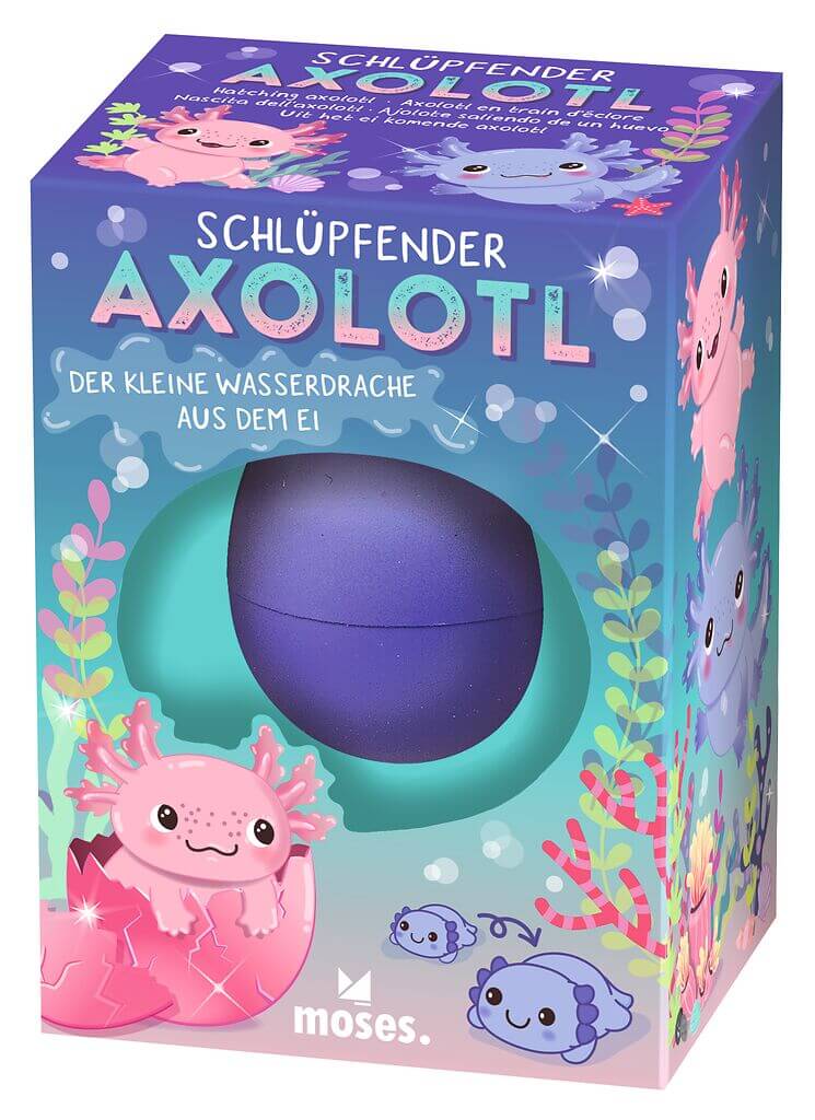 Schlüpfende Axolotl (einzeln)