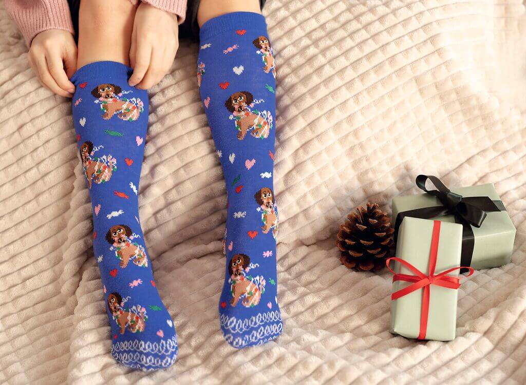 Nachtleuchtende Zauber-Socken (einzeln)
