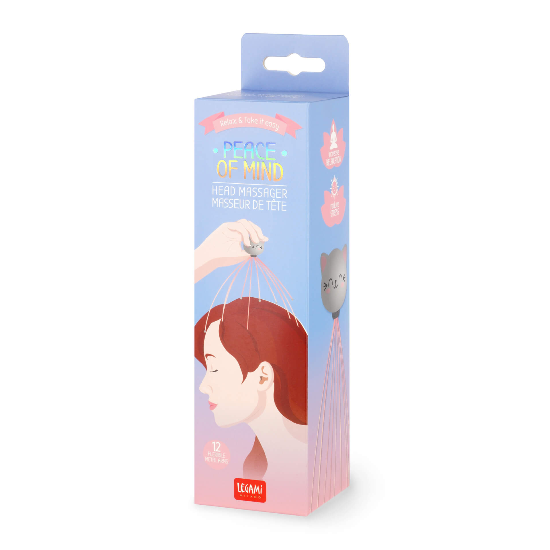 HEAD0002_5-1 Massagegerät für den Kopf - Peace of Mind - Kitty