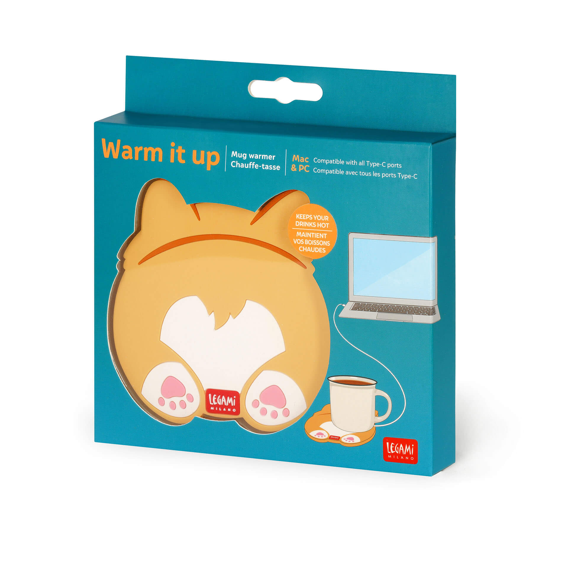USB-Tassenwärmer - Warm It Up - Corgi
