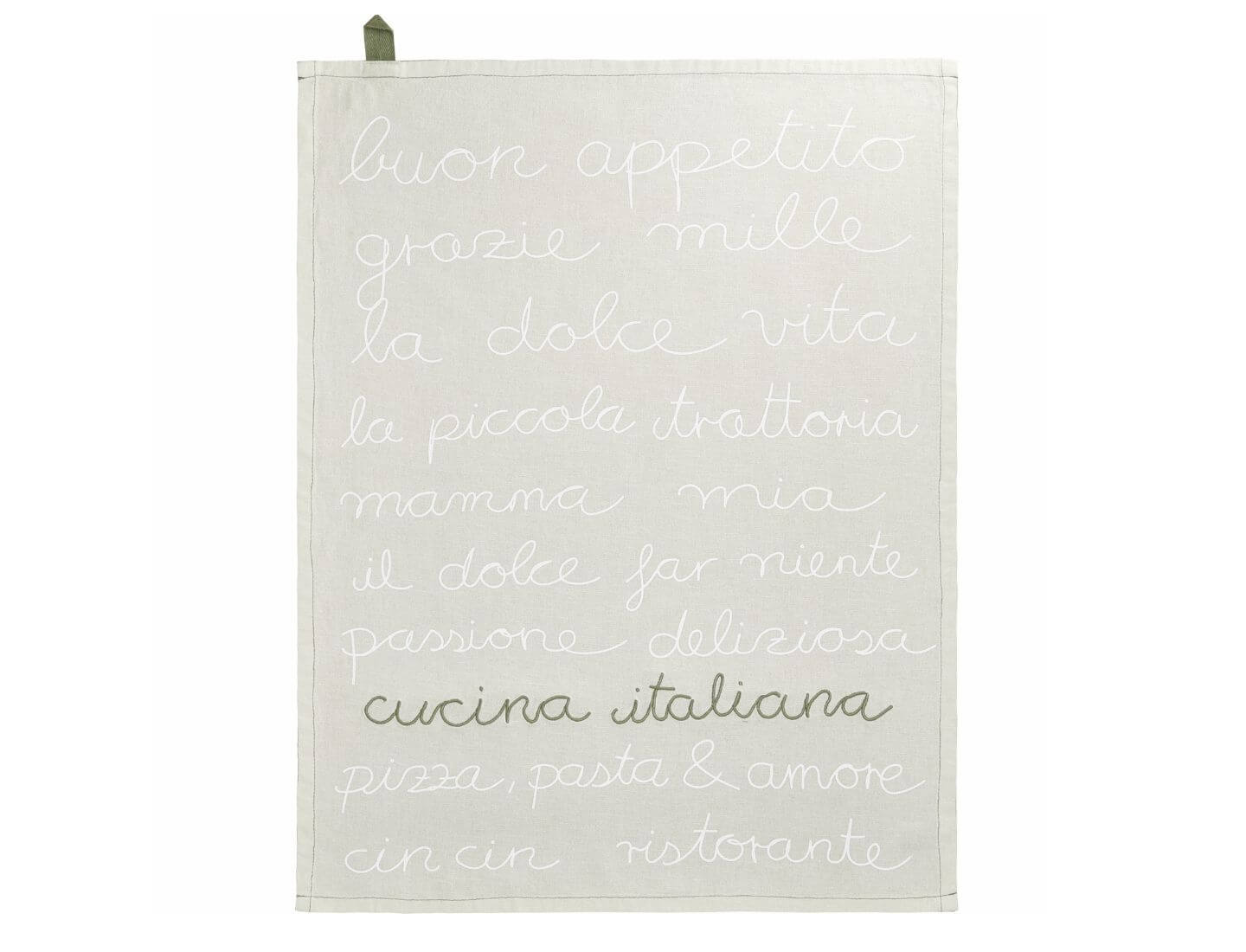 Geschirrtuch cucina italiana