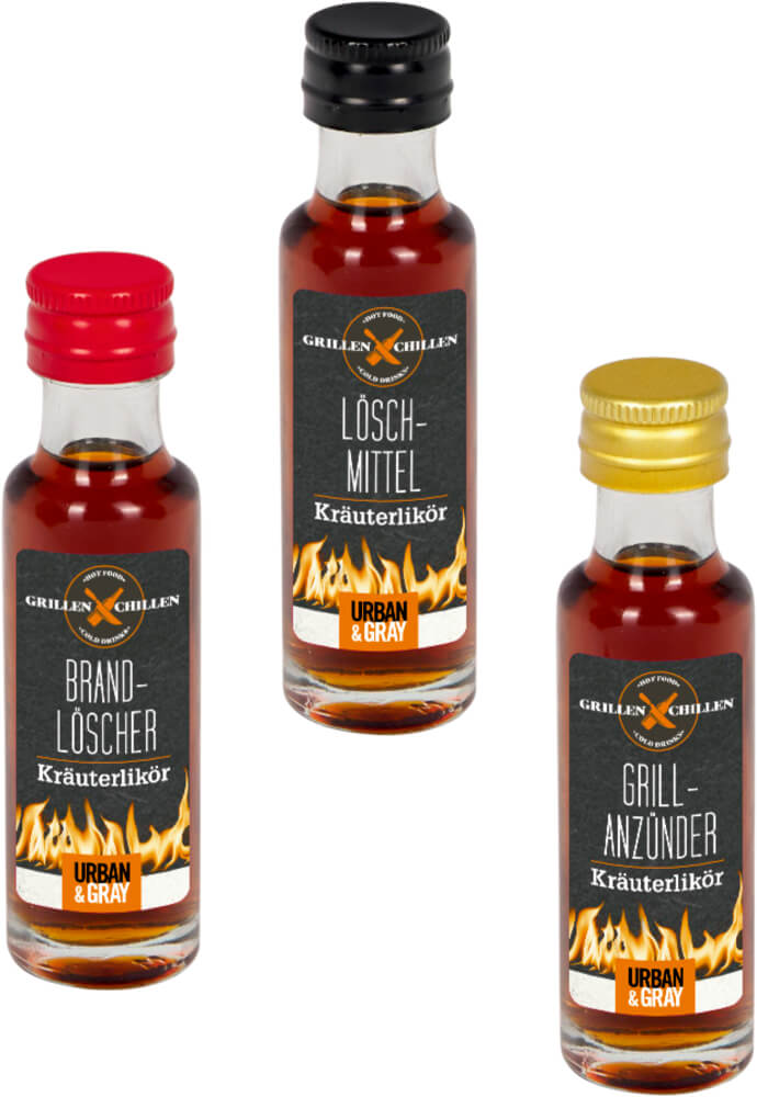 Kräuterlikör GRILLANZÜNDER - Urban&Gray (einzeln)