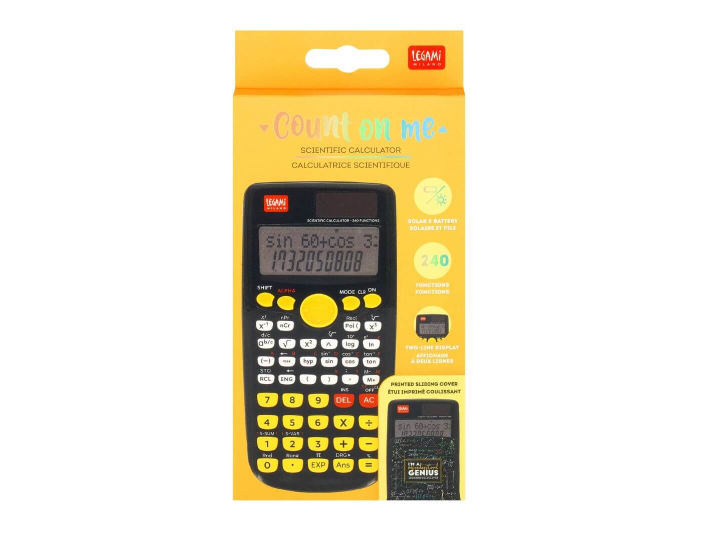 Wissenschaftlicher Taschenrechner - Count on me Genius