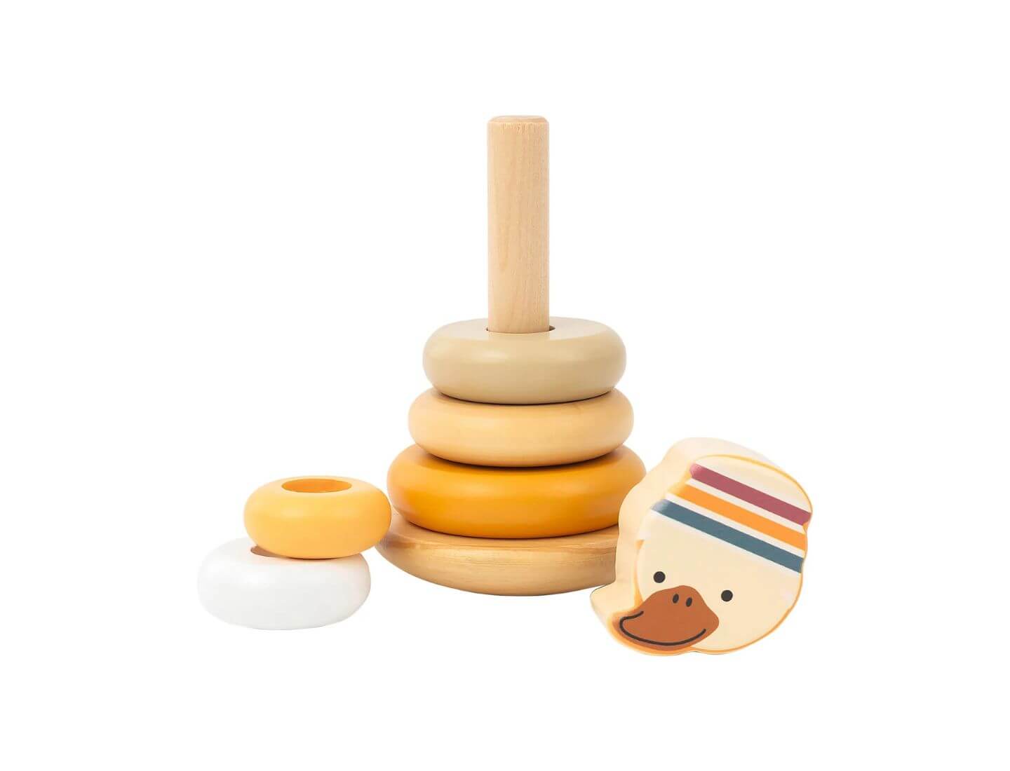 Stapelturm Holz ENTE Edda