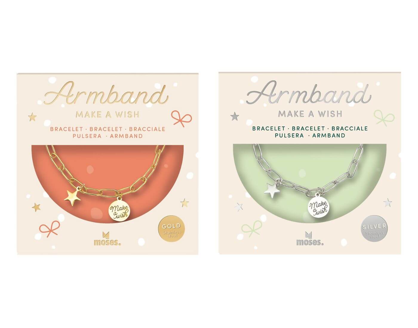 Sternchen-Armband Make a wish (einzeln)