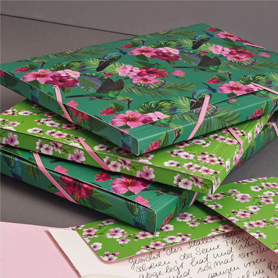 Sammelmappe de Luxe Flower Bird