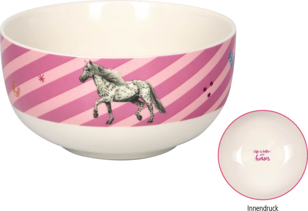 Müslischale - Pferdefreunde