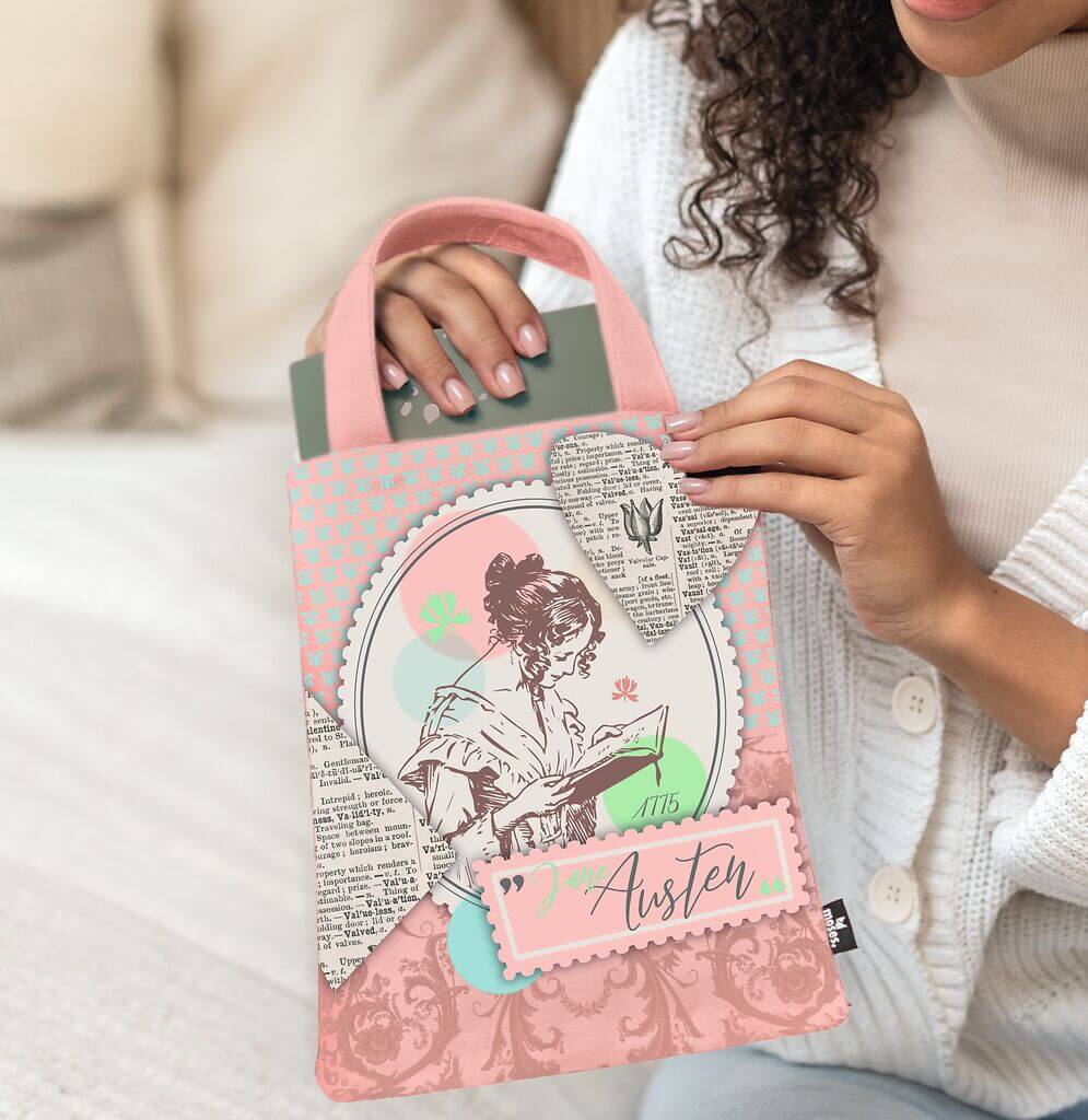 moses. libri_x Büchertasche Jane Austen Vintage moses. libri_x Büchertasche Jane Austen Vintage