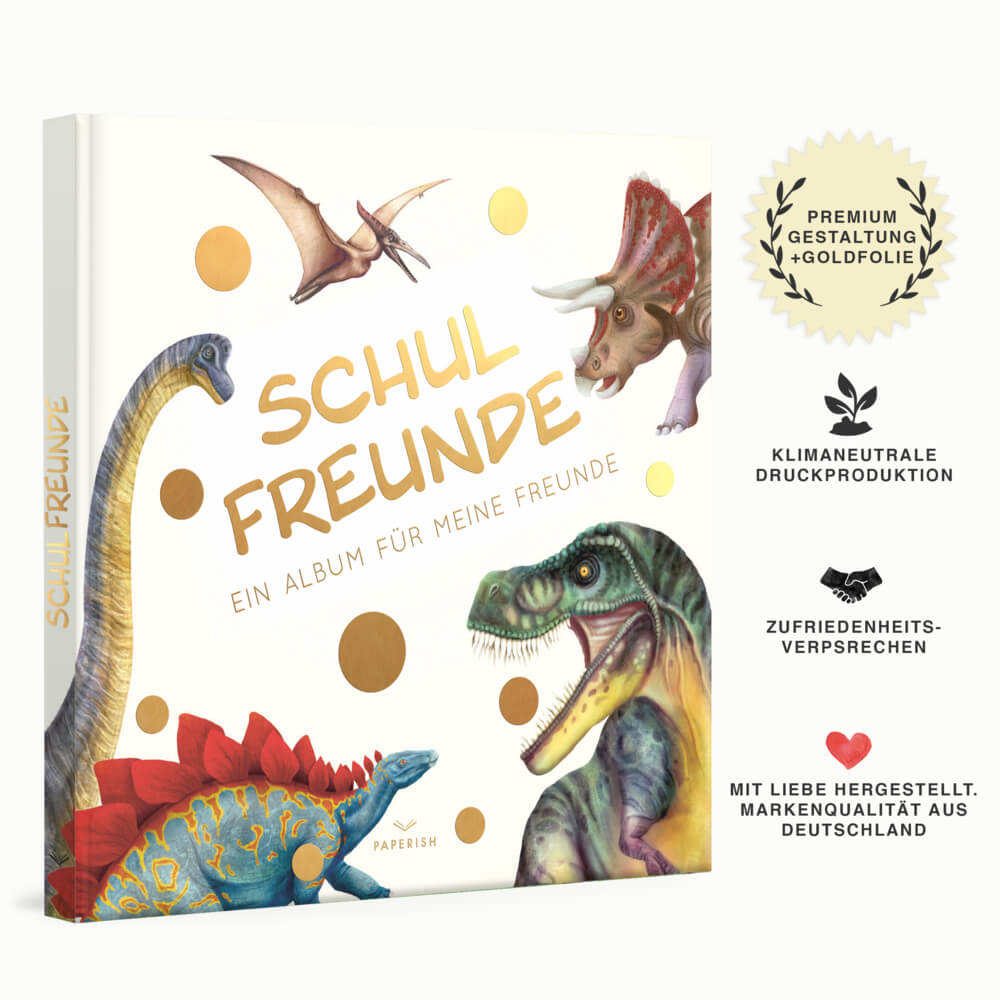 Freundebuch Schulfreunde - DINOSAURIER
