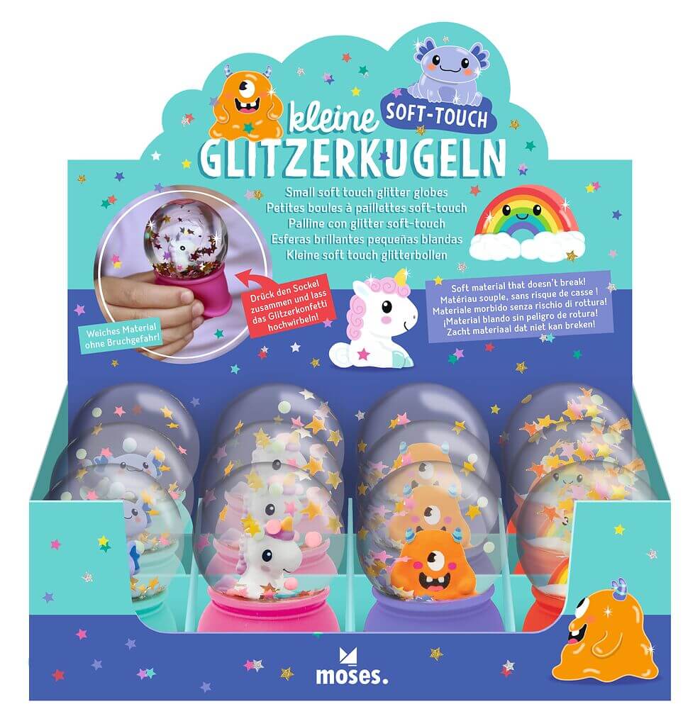 Kleine Glitzerkugeln Soft-Touch