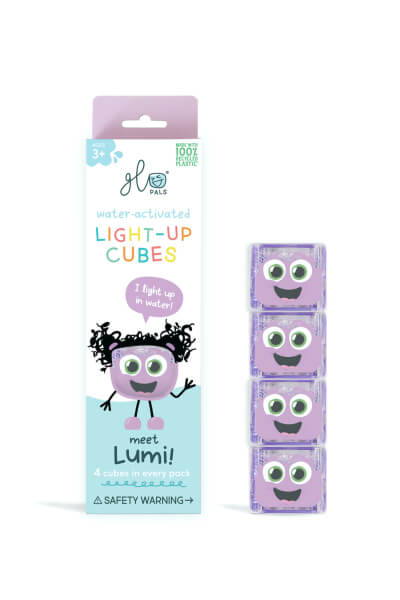 Glo Pals Leuchtwürfel - Lumi – leuchtet kräftiges Lila