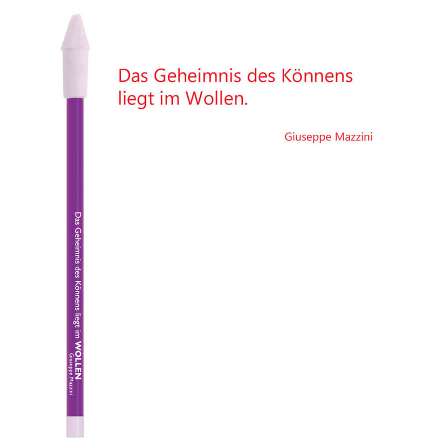 Bleistift rot Wollen