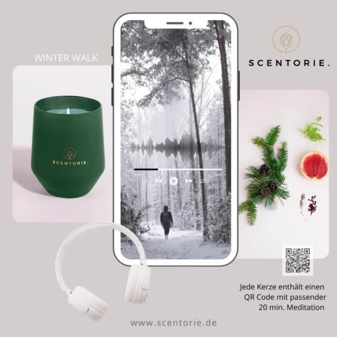 WINTER WALK (110g Duftkerze mit Holzdocht)