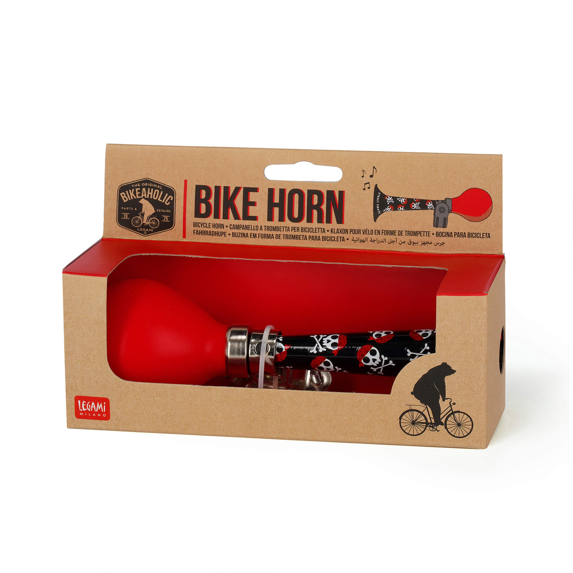 Fahrradhupe Totenkopf
