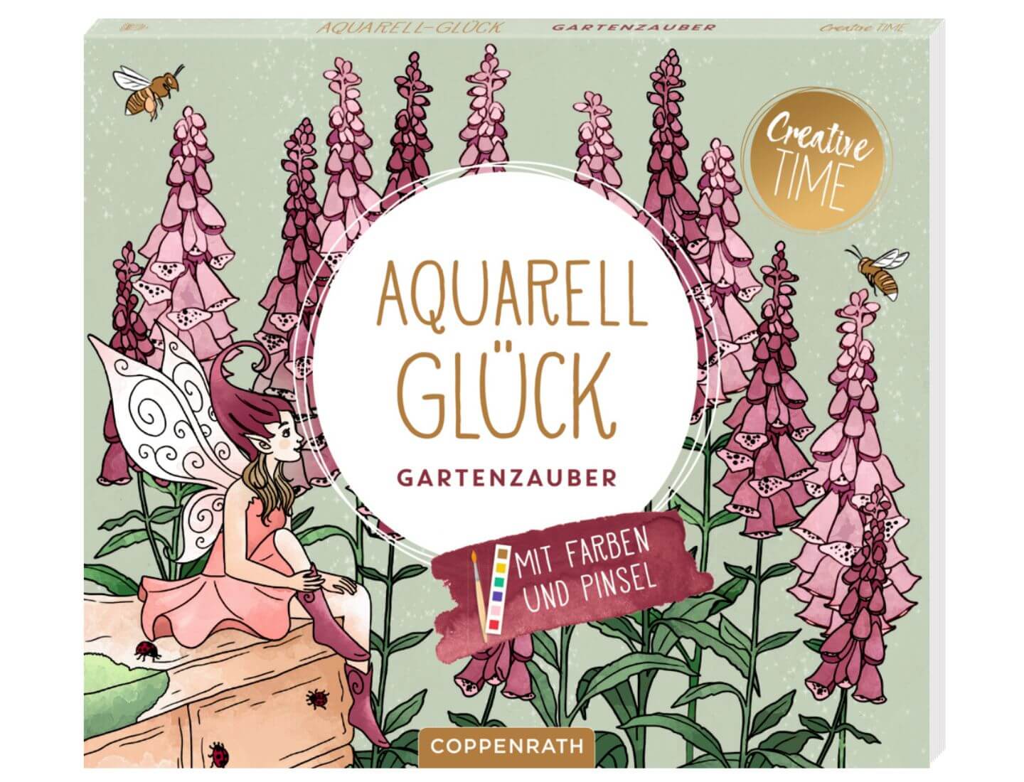 Aquarell-Glück Gartenzauber mit Farben und Pinsel - Creative Time