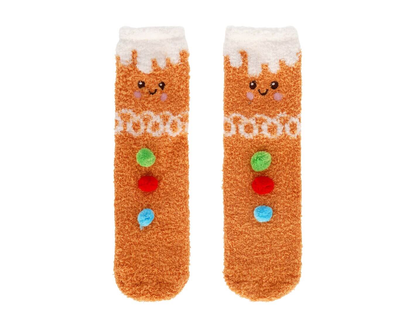 Rutschfeste Socken - Lebkuchen - Größe 35-42