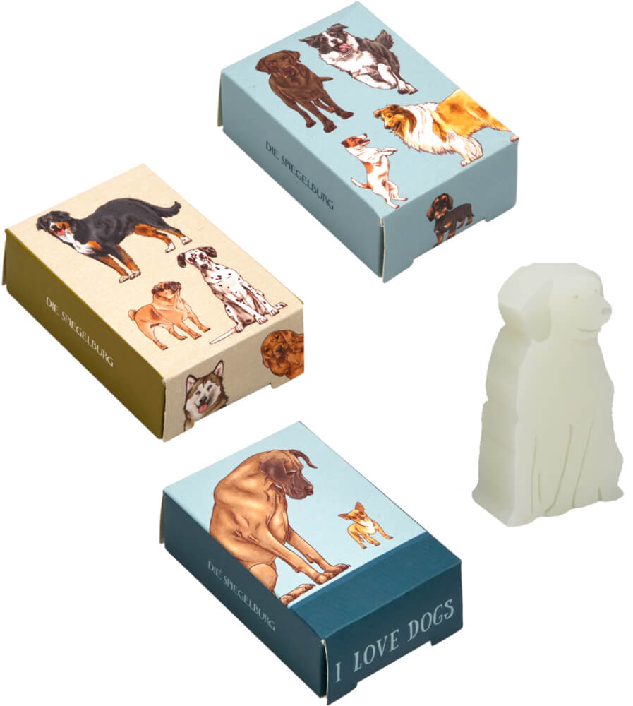 Kleine Handseife Hund - I love dogs (cats & dogs) (einzeln)