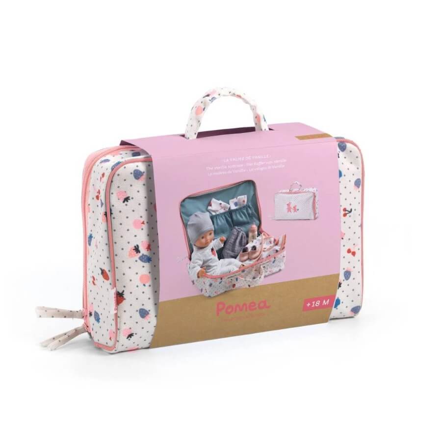 POMEA Puppe Vanille im Koffer