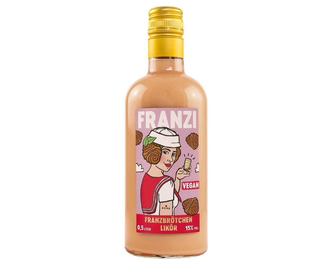 Franzi Franzbrötchenlikör 0,5L - Vegan