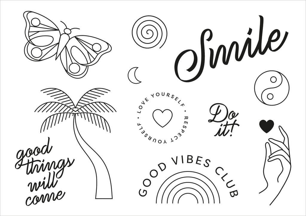 Smile Fenster- und Spiegelmaler 6er Set