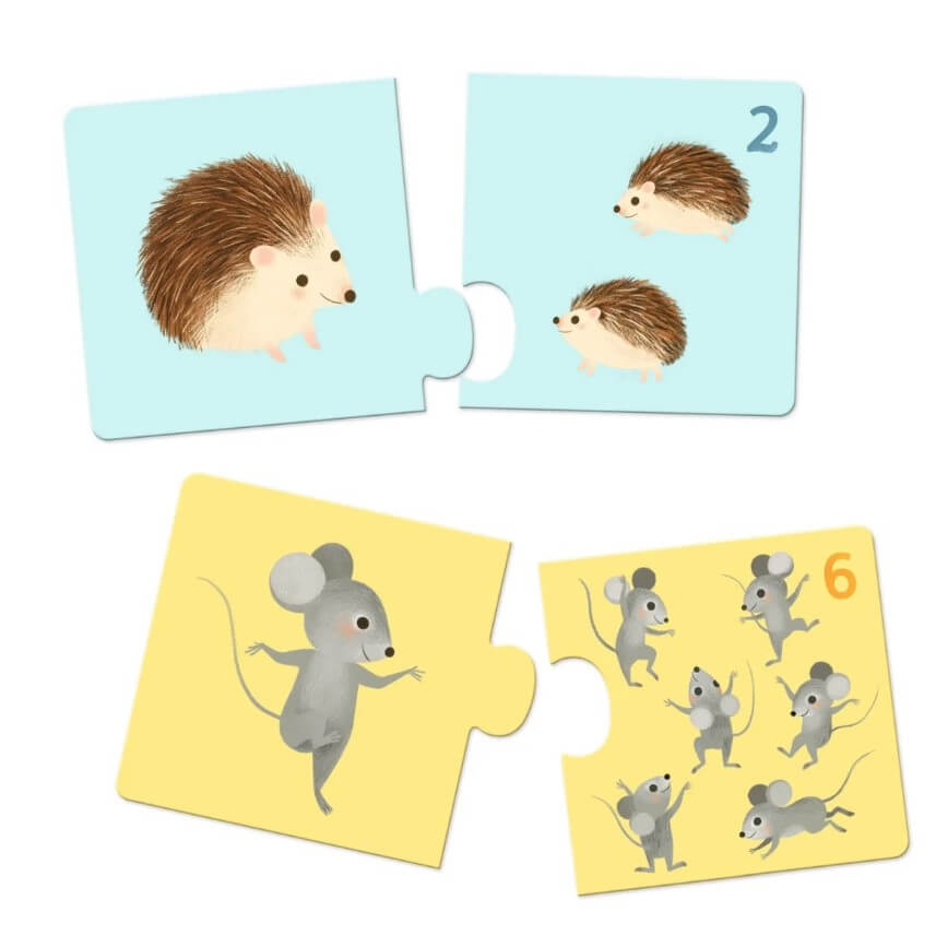 Lernspiel: Puzzle duo: Tierbabys