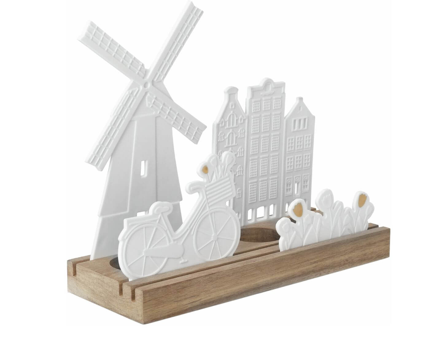 Lichtobjekt Stadtsilhouette Niederlande