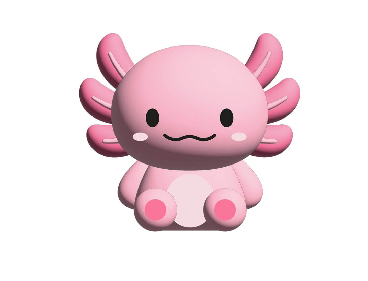 Silikon-Nachtlicht Axolotl